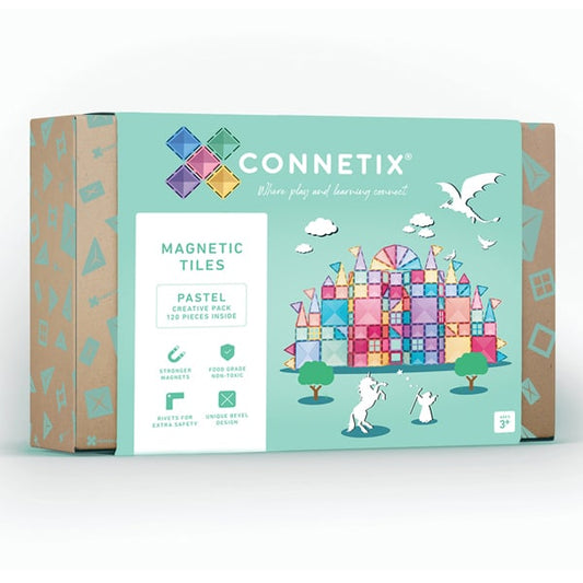 Connetix Tiles 120 Piece Pack (Pastel)