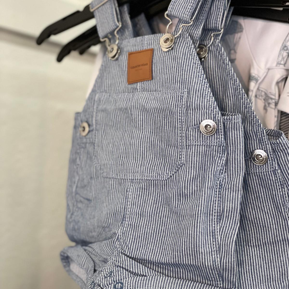 Country Road Railroad Overalls (Mid Blue)