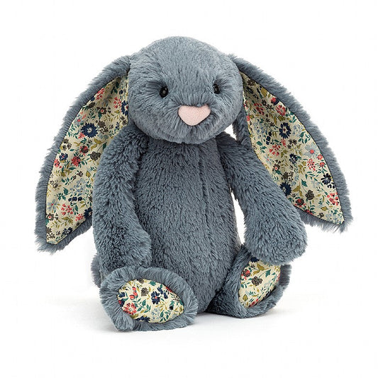 jellycat bashful bunny medium dusky blue blossom