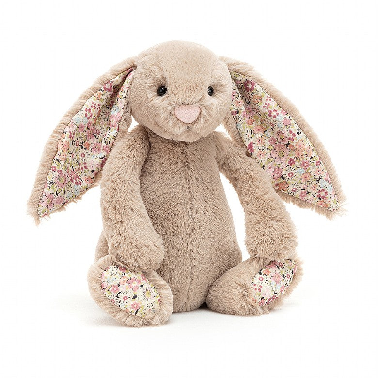 jellycat bashful bunny small bea blossom beige