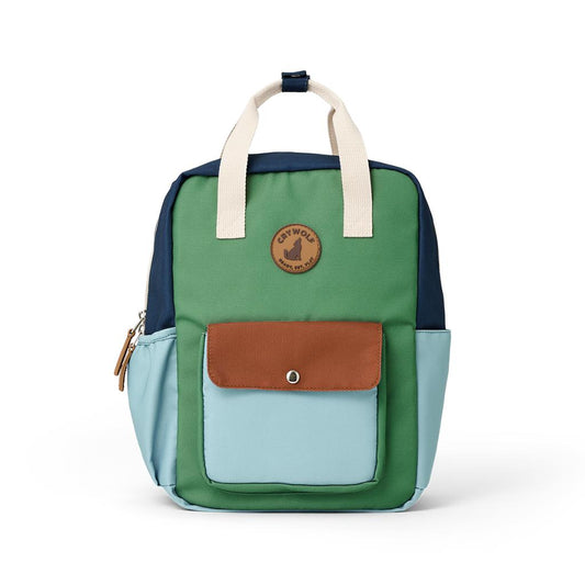 Crywolf Mini Backpack (Ocean Colour Block)