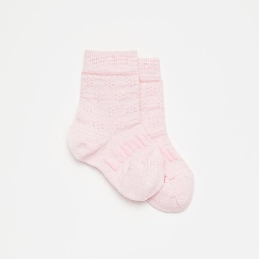 lamington merino socks crew length dahlia