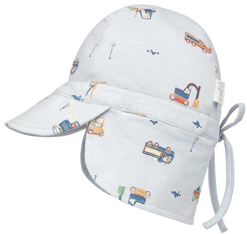 Toshi Flap Cap Bambini Sunhat (Little Diggers)