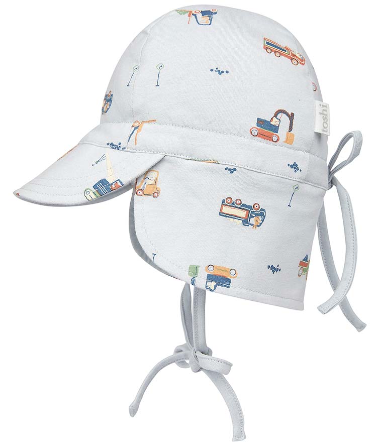 Toshi Flap Cap Bambini Sunhat (Little Diggers)