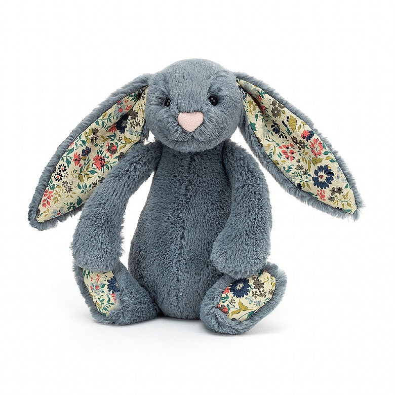 Jellycat Bashful Bunny (Small Blossom Dusky Blue)