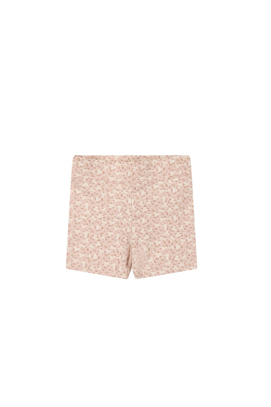 Jamie Kay Organic Cotton Everyday Bike Shorts (Rosalie Field Rose Dust)