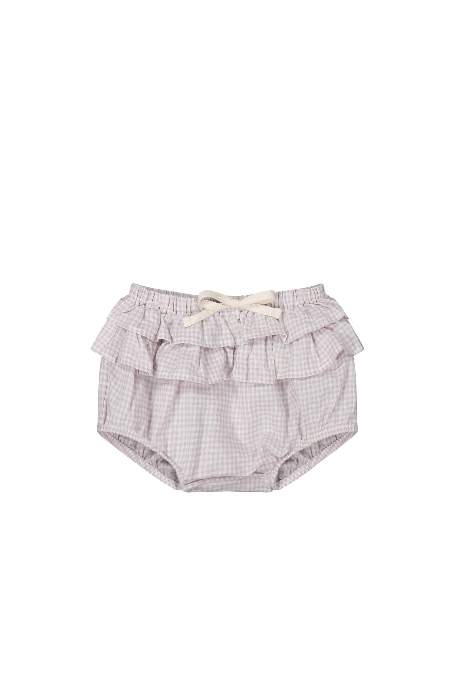 Jamie Kay Organic Cotton Sydney Bloomers (Gingham Lilac)