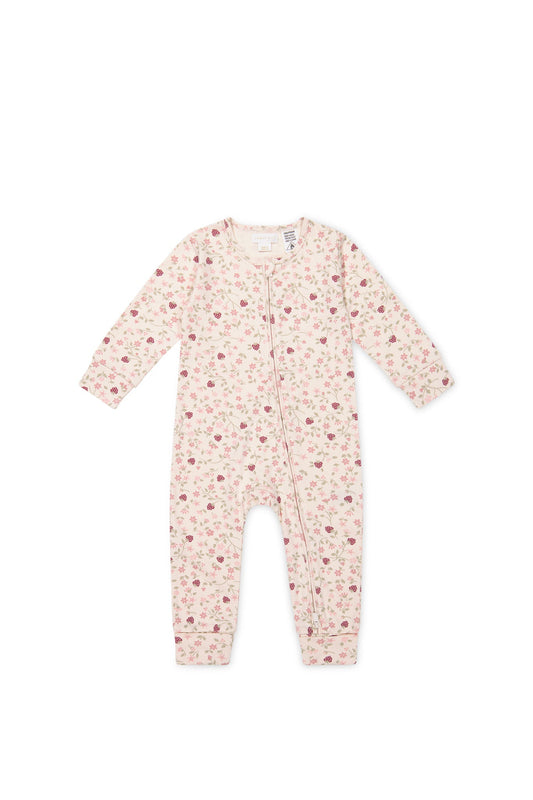 Jamie Kay Organic Cotton Frankie Onepiece (Berry Cream Adaline Berries)