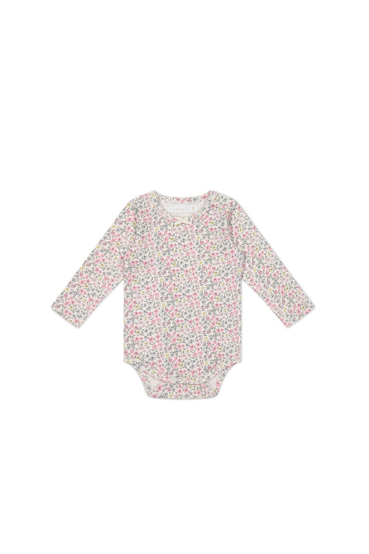 Jamie Kay Organic Cotton L/S Bodysuit (Fifi Mini Slightly Pink)