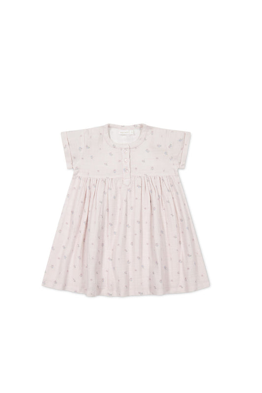 Jamie Kay Muslin Short Sleeve Dress (Meredith Violet)