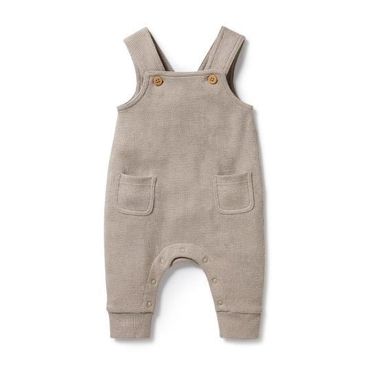 W&F Organic Waffle Overalls (Mushroom)