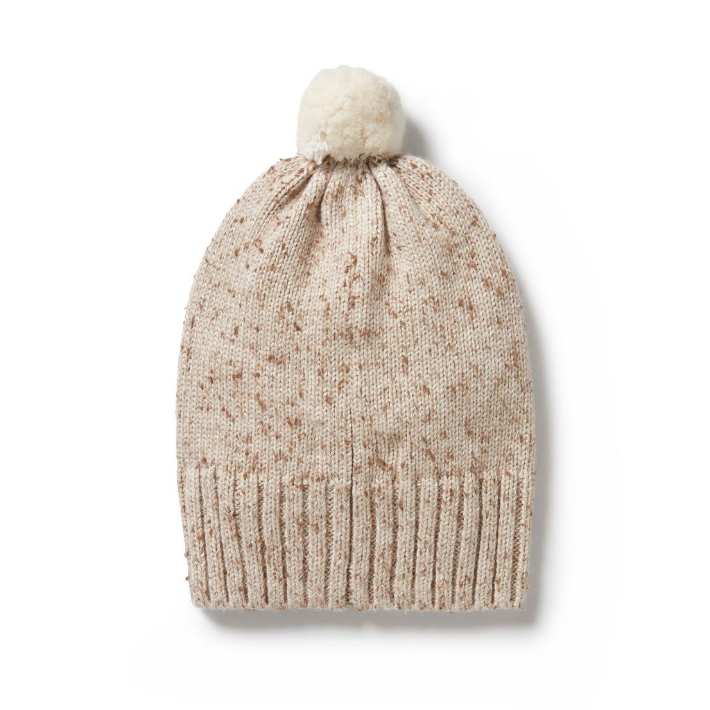 W&F Knitted Hat (Almond Fleck)