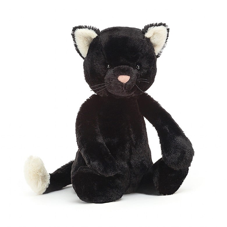 Jellycat Bashful Black Kitten (Medium)