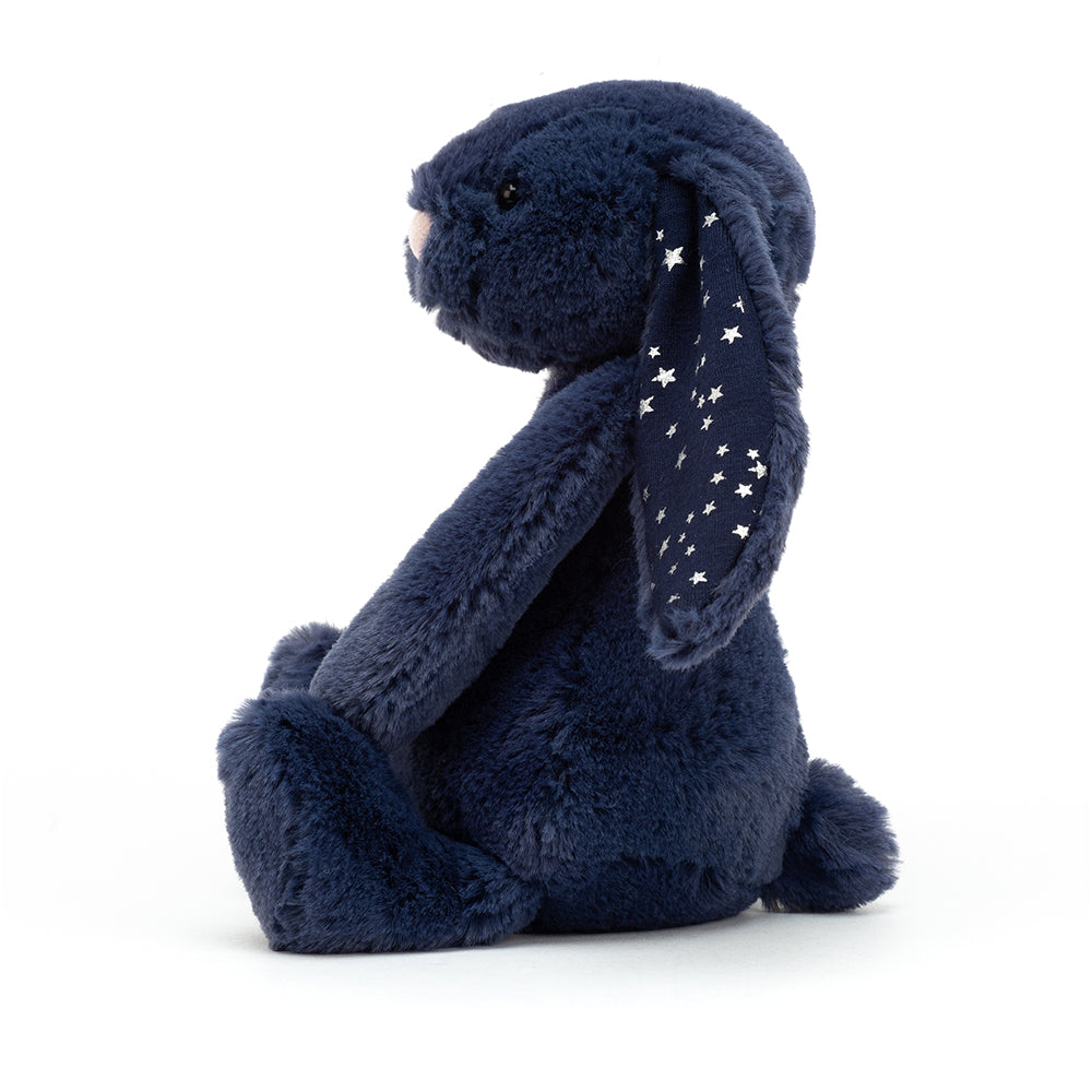 Jellycat Bashful Bunny (Small Navy Stardust)