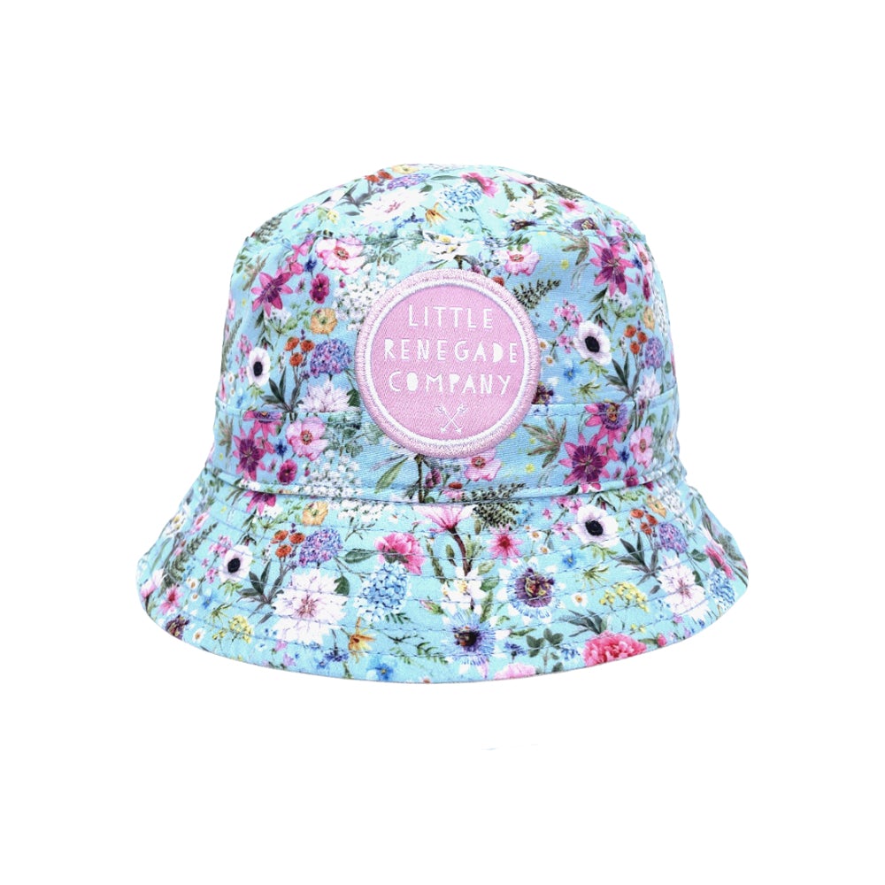 Little Renegade Reversible Bucket Sun Hat (Meadow)