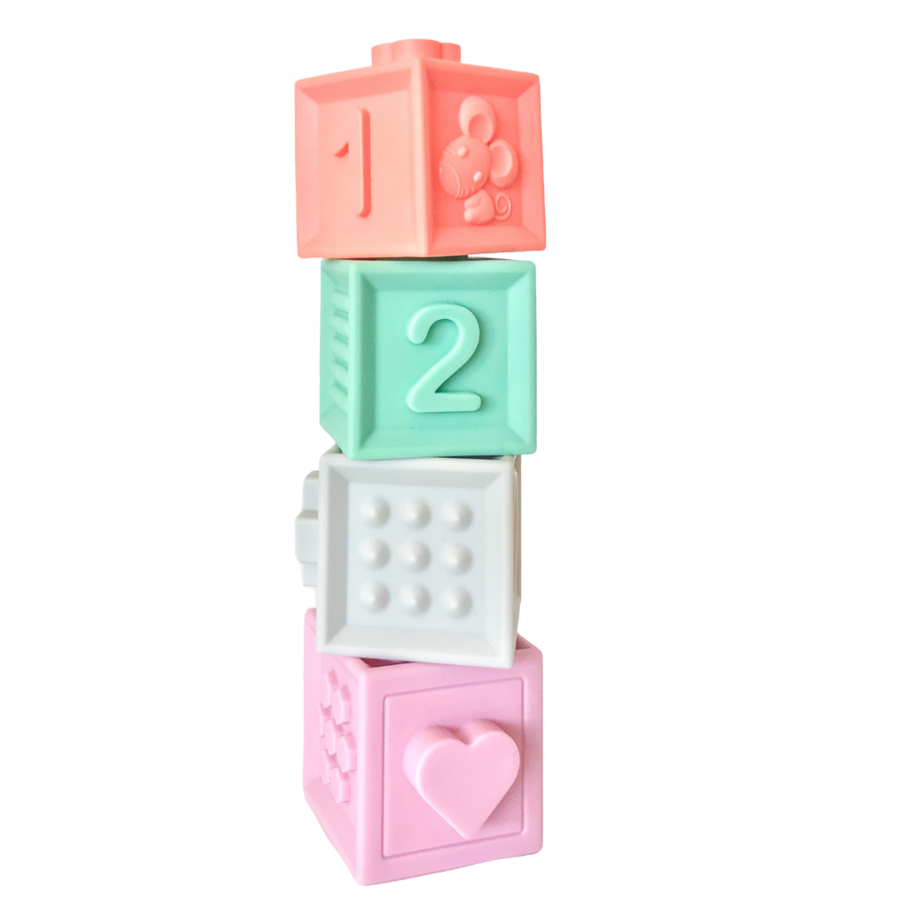 petite eats silicone building blocks set