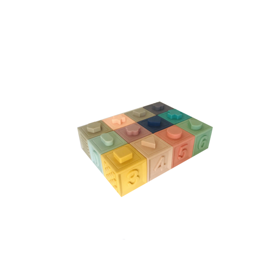 petite eats silicone building blocks set