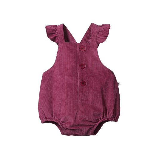 Nature Baby Cord Orchard Suit (Rhubarb)